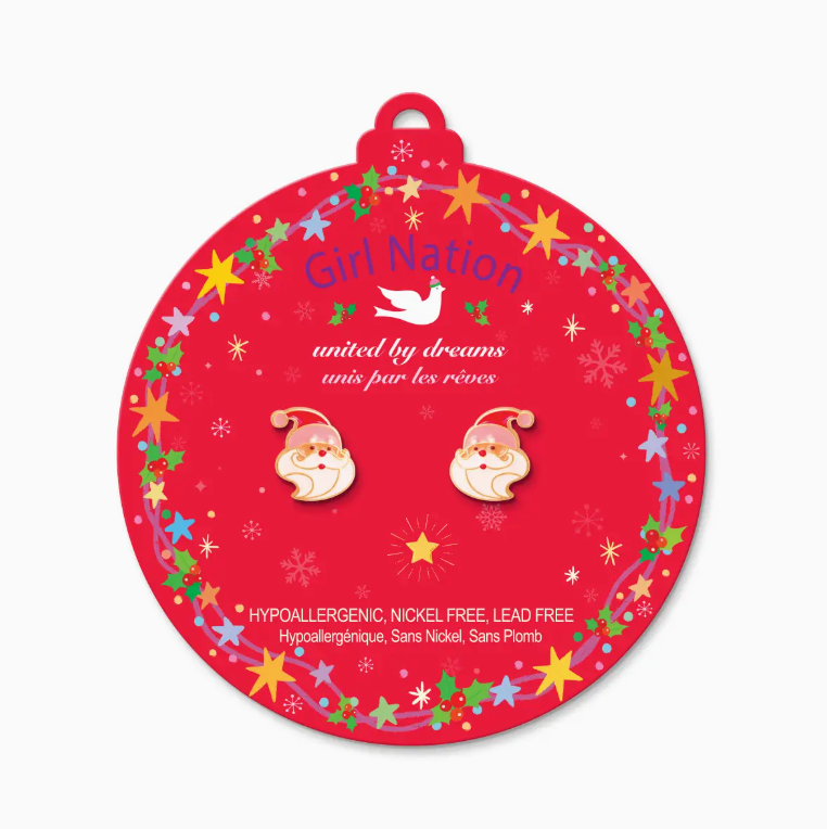 Santa Earrings