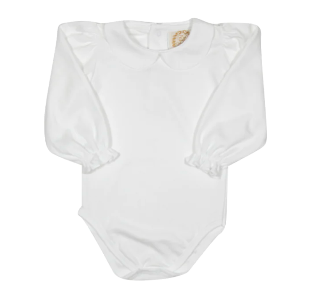 Long sleeve peter sales pan collar onesie