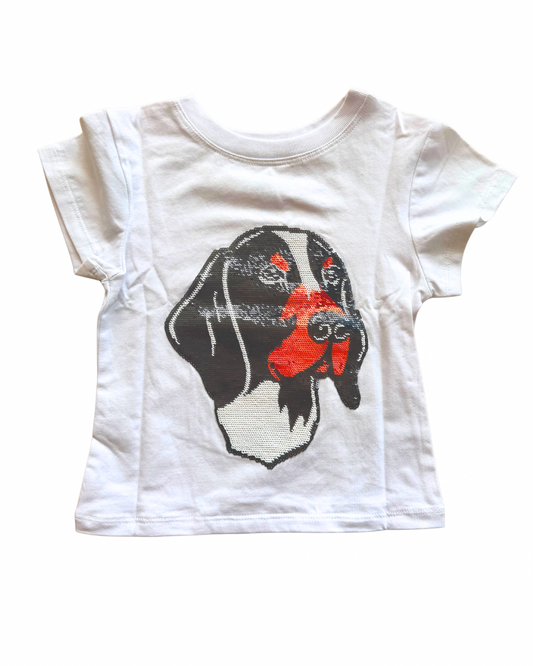 Sequin Hound Dog Tee