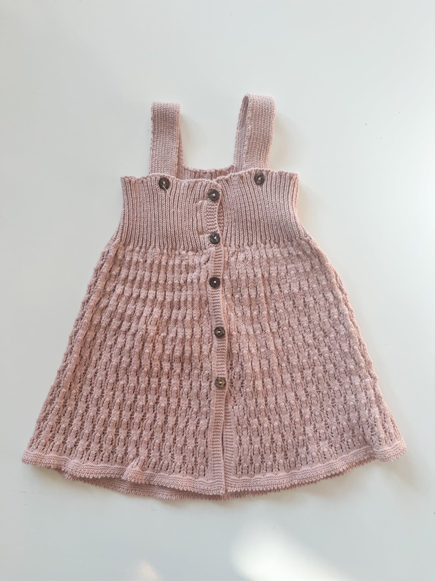 Knit Dress - Pale Rose