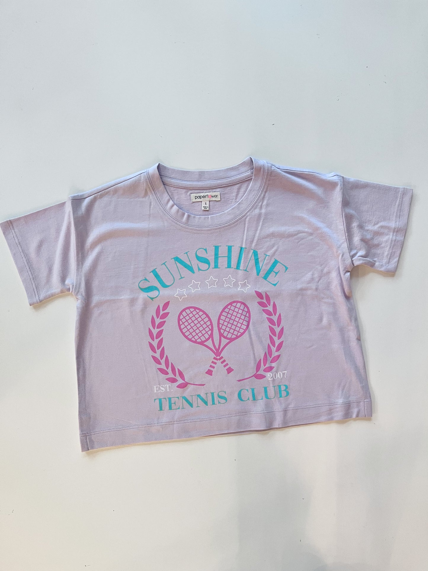 Sunshine Tennis Club Tween Graphic Tee