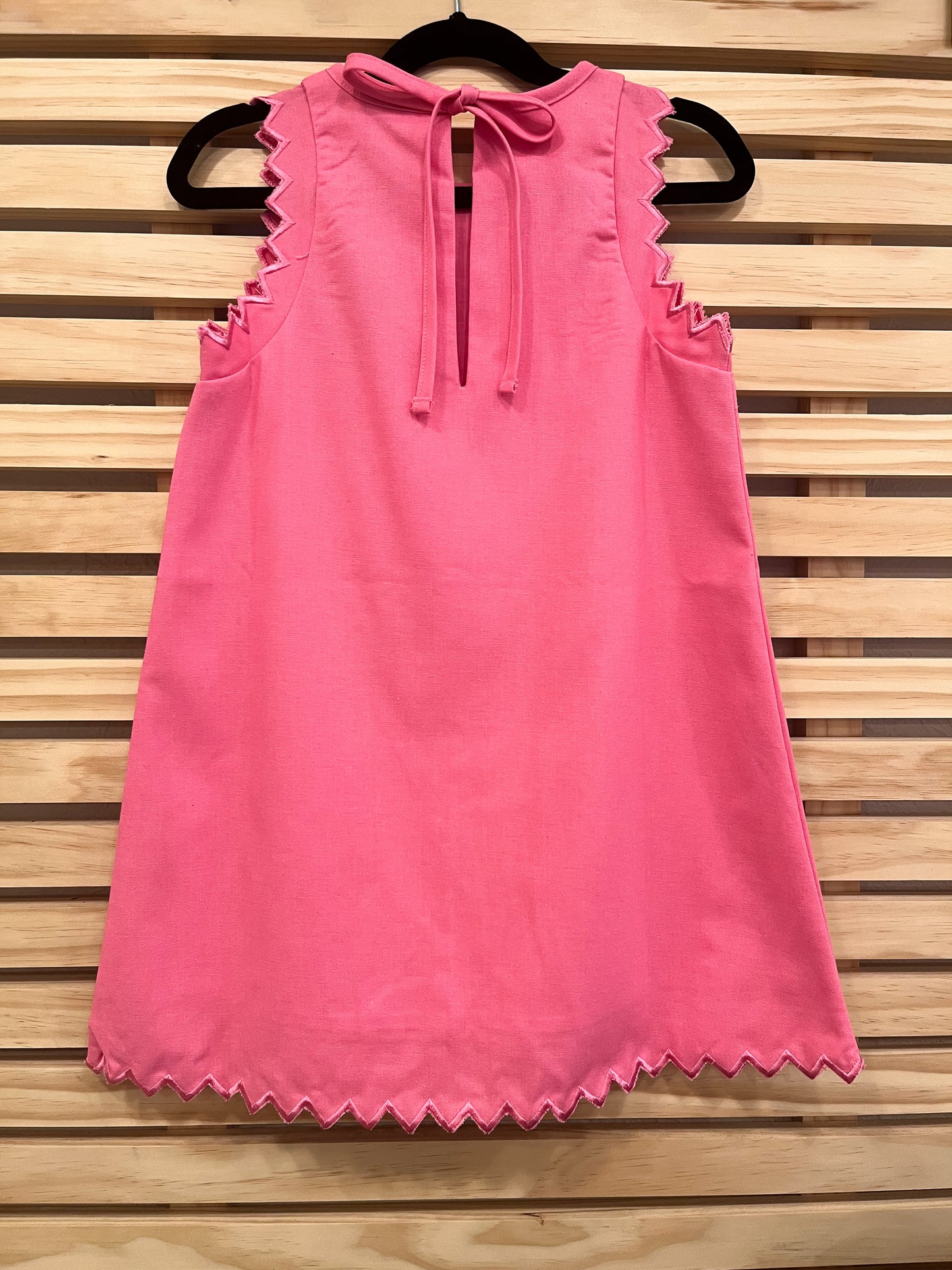 Pink Embroidered Dress