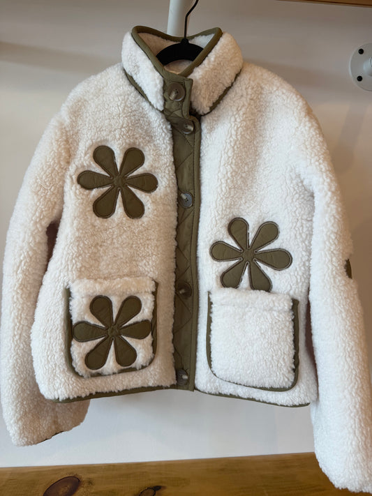 Fleece Flower Jacket