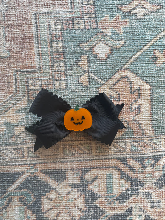 Jack O Lantern Bow