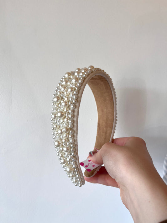 White Pearl Headband