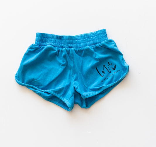 Turquoise All You Need is Love Short