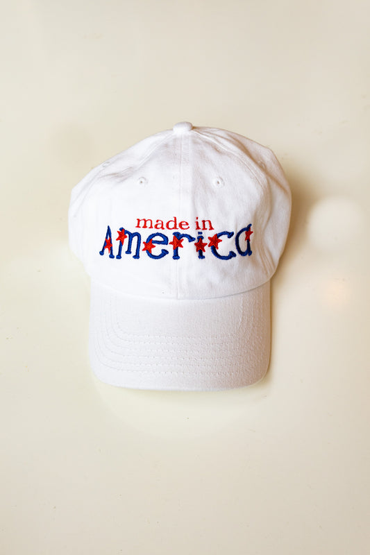 White Made in America Hat