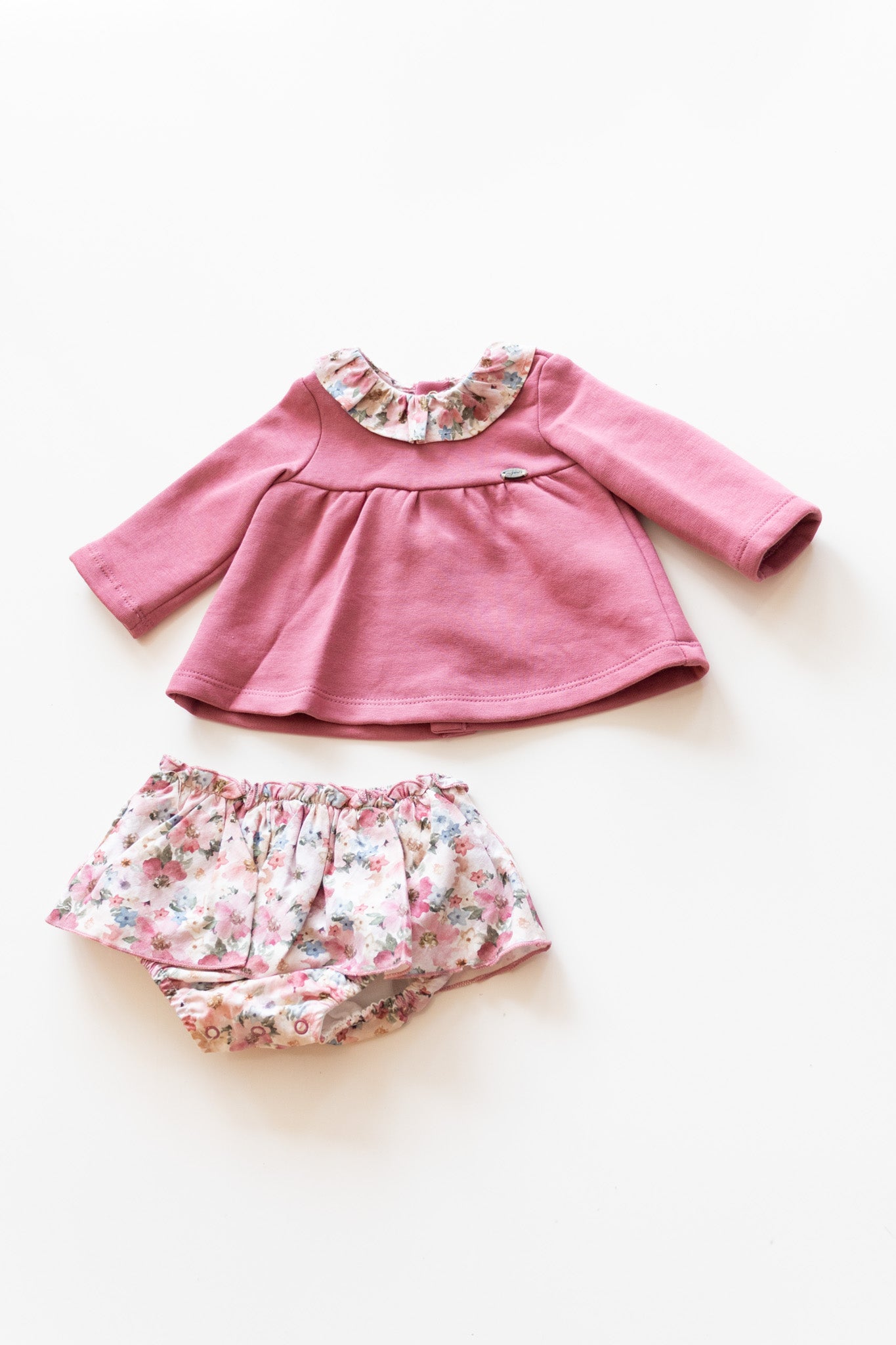 Floral Top + Bloomer Set