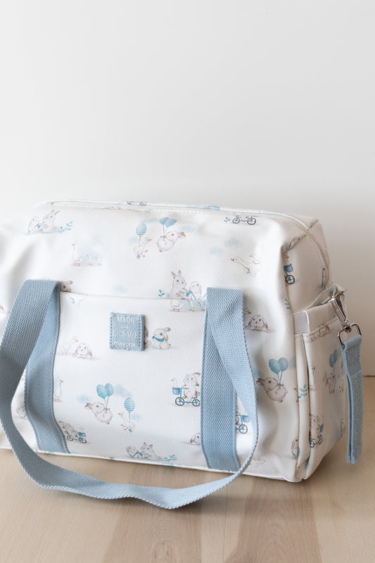 Bunny + Duckling Printed Handbag