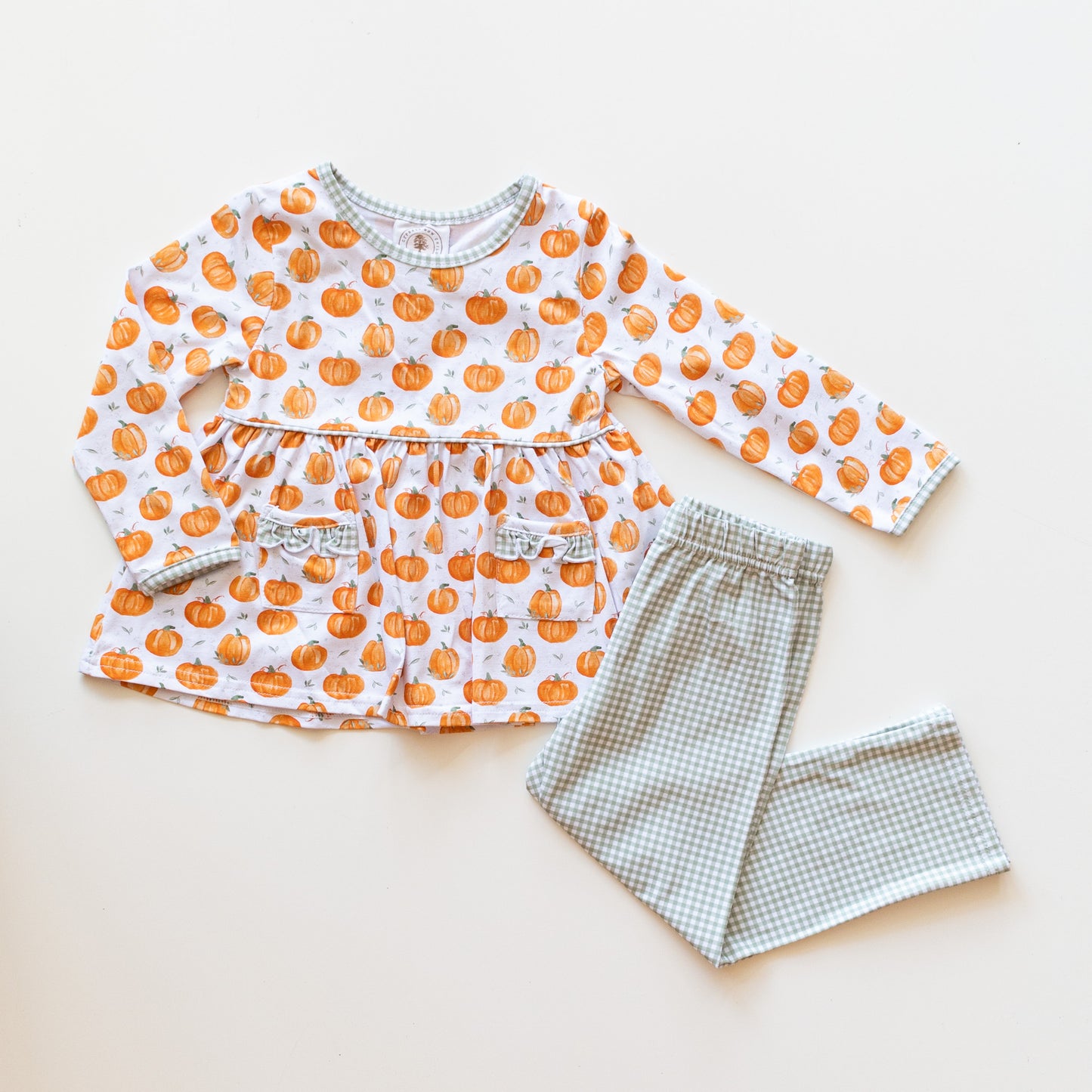 Pumpkin Path girls Legging Set