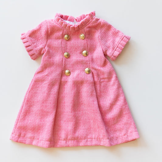 Emerson Hot Pink Tweed Dress