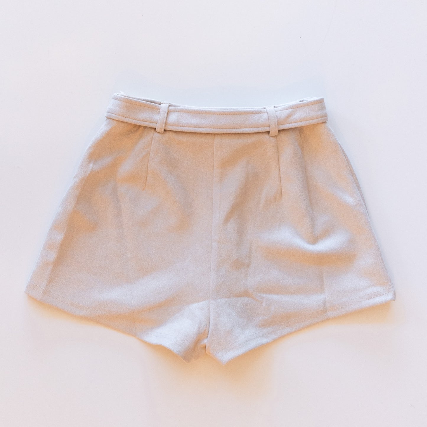 Cream Sueade Skort