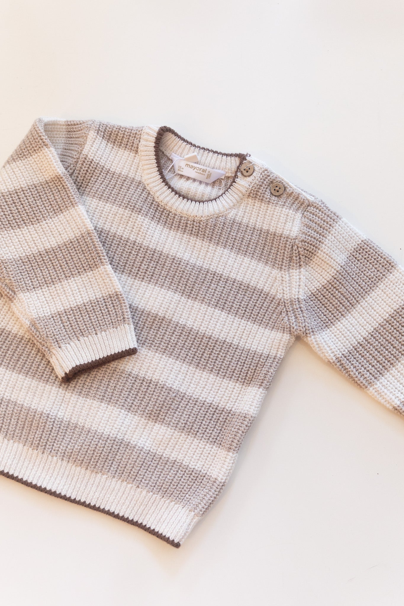 Oat Striped Sweater