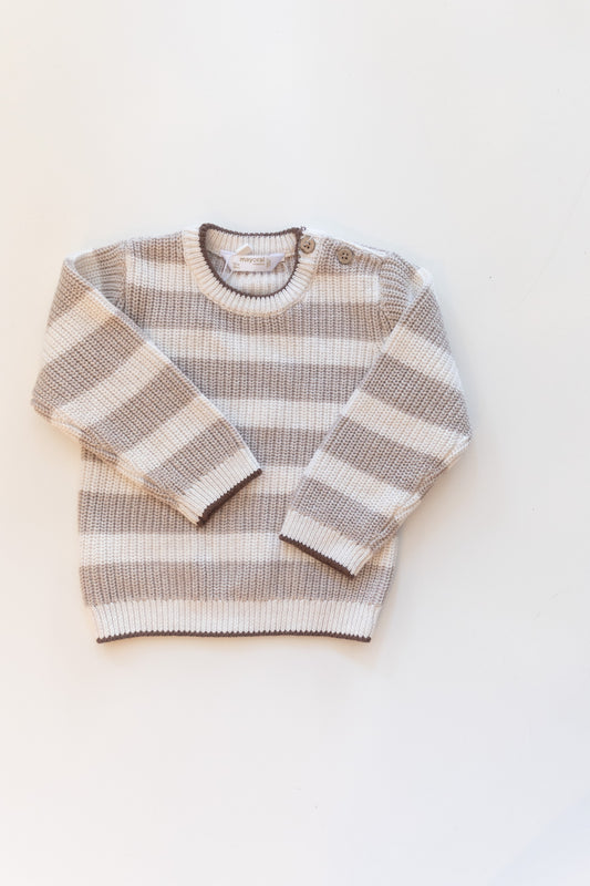 Oat Striped Sweater