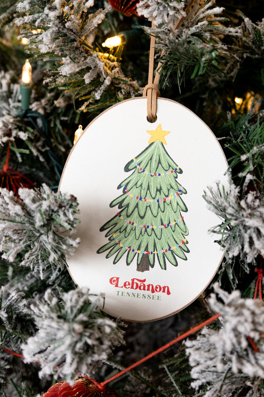 Lebanon, TN personalized Ornament