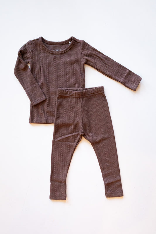Chocolate Thermal PJ Set