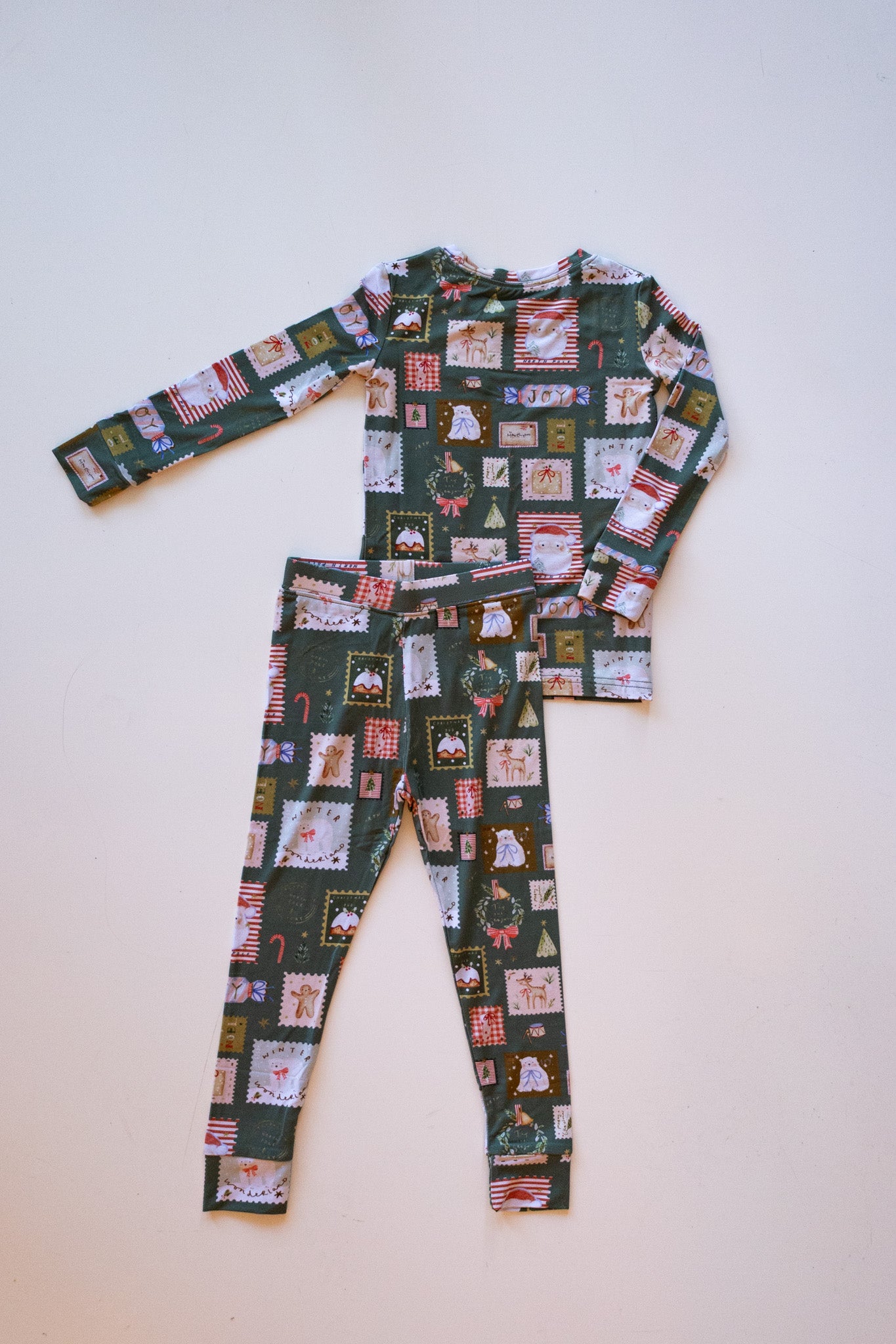 Christmas Stamps Pajama Set