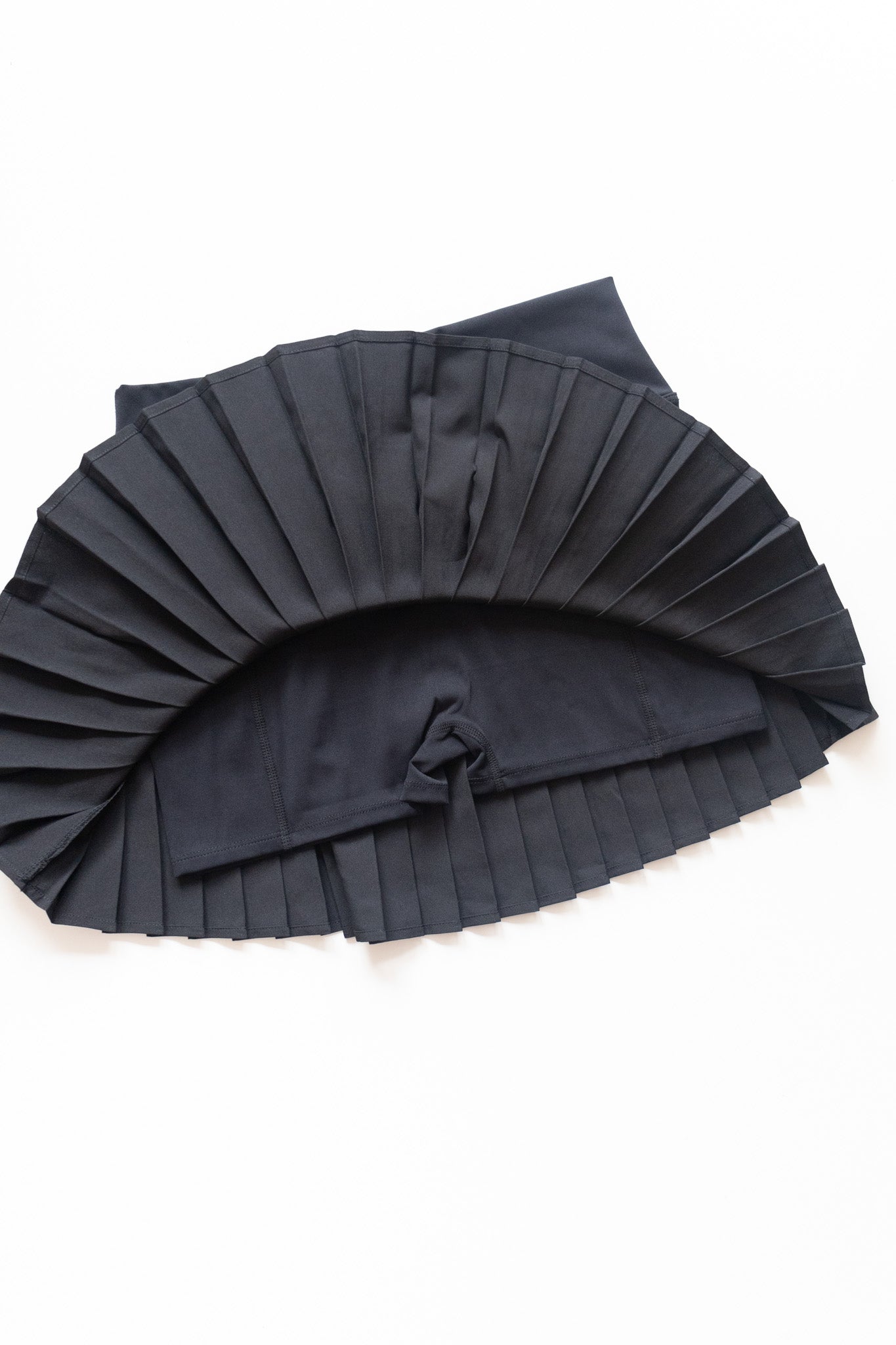 Black Pleated Skort