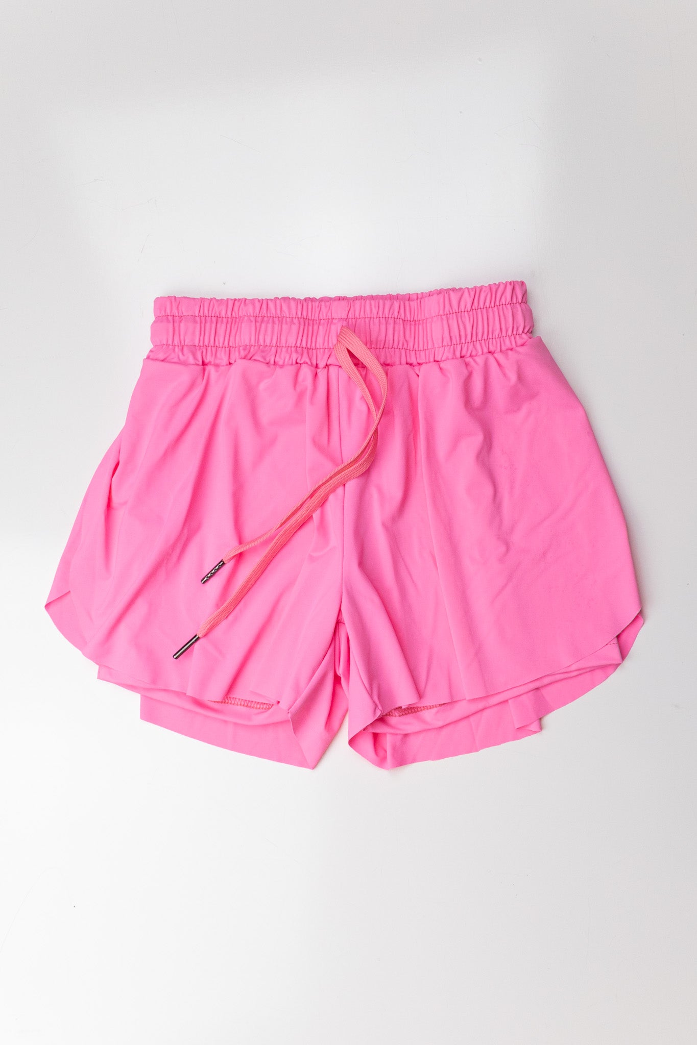 Neon Pink Butterfly Shorts