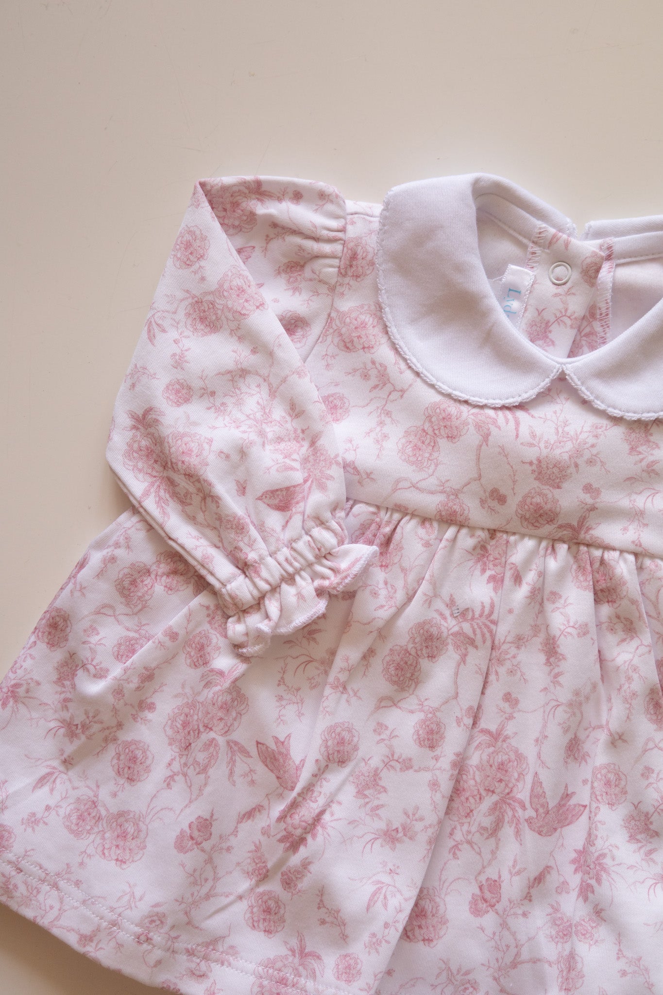 Pink Rose Garden L/S Dress