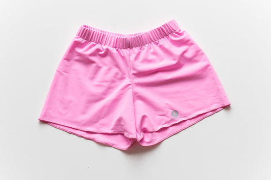 Bubblegum Pink Tennis Shorts
