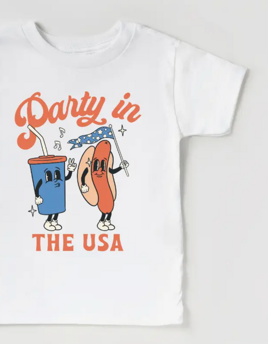 Party In the USA Snacks Graphic Tee
