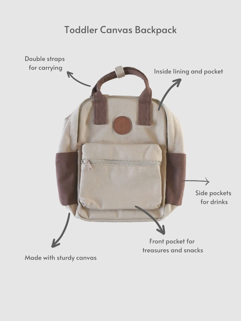 Toddler Canvas Backpack