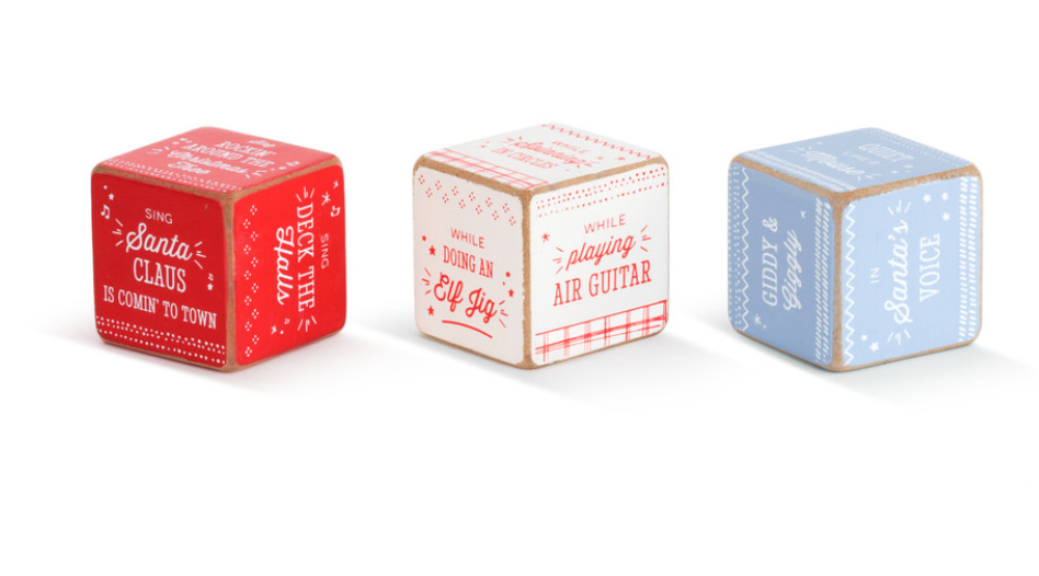 Christmas Karaoke Dice Set