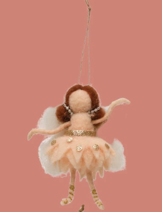 Wool Felt Ballerina Ornament
