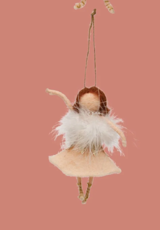Wool Felt Ballerina Ornament