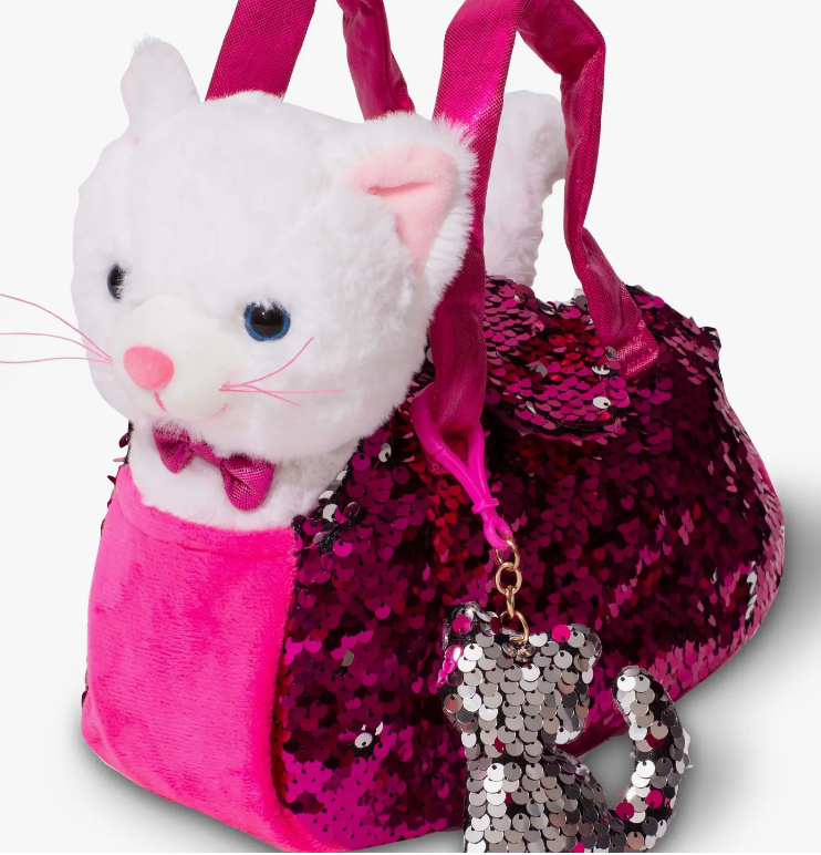 Pet Plush Set with Bag