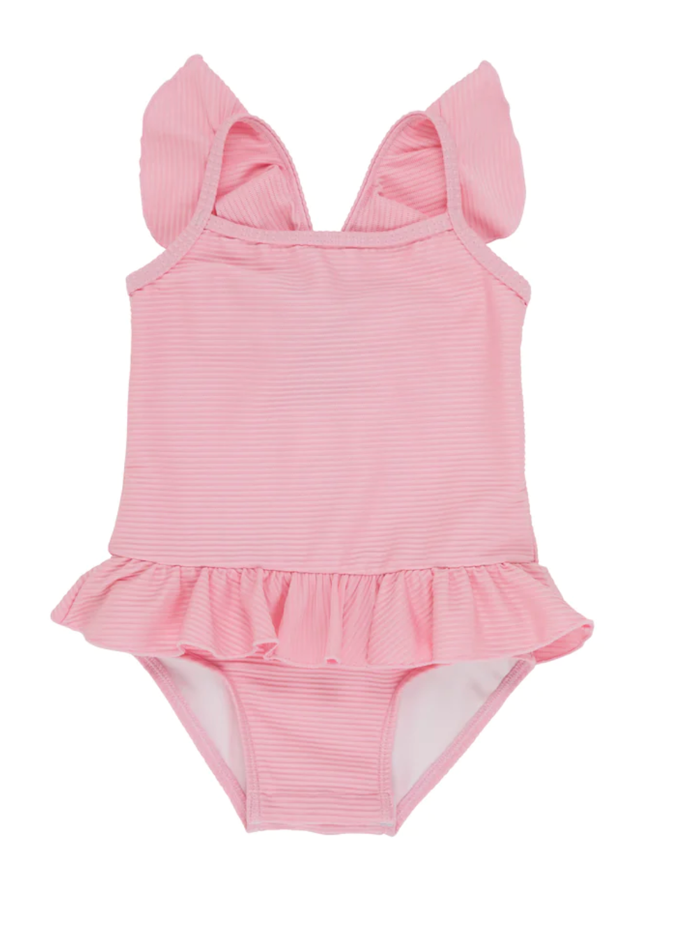 Pier Party Pink St. Lucia Swimsuit (Ribbed)