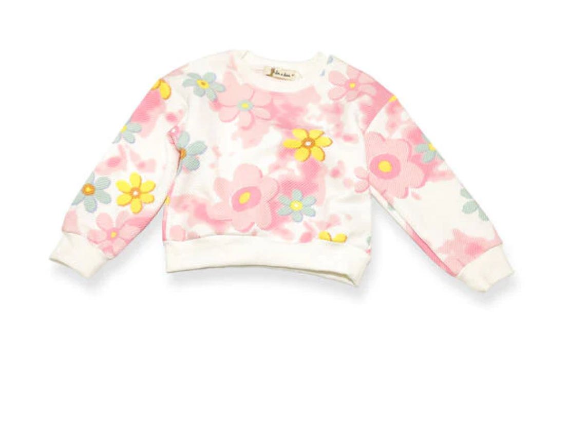 Floral Cloud Dye Sweatshirt