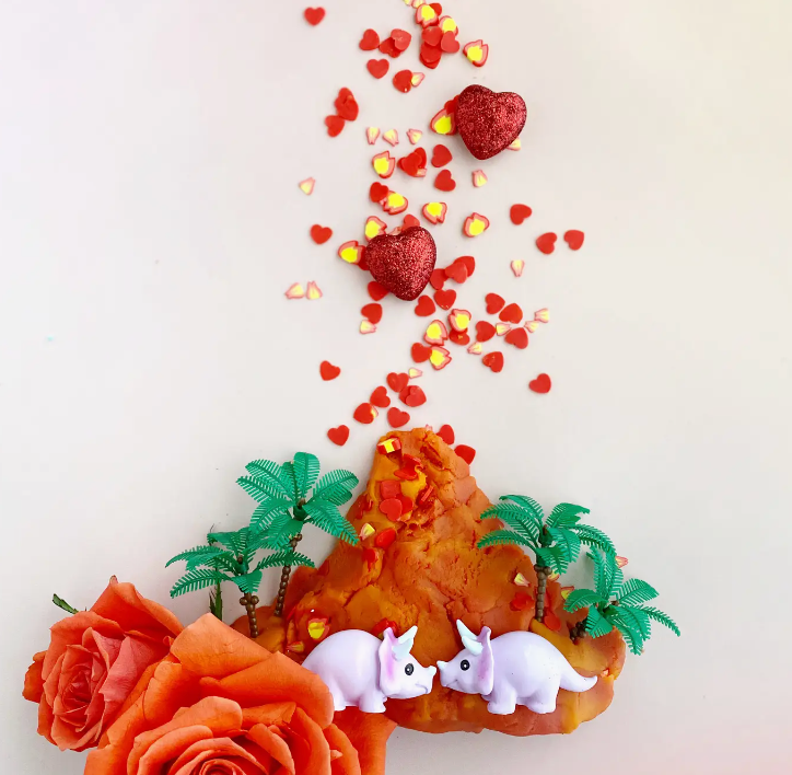 Valentine Axolotl "I Love You A Lotl" Mini Dough To Go