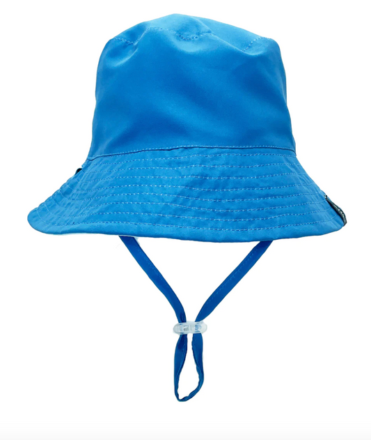 Crystal Blue Suns Out Reversible Bucket Hat