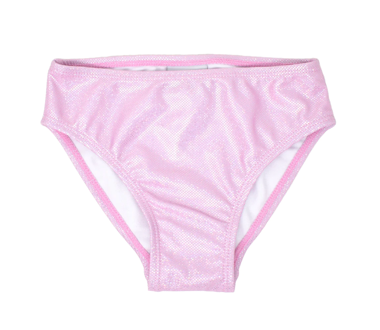 Sunset Pink Girl's Swim Bottoms