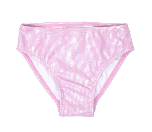 Sunset Pink Girl's Swim Bottoms