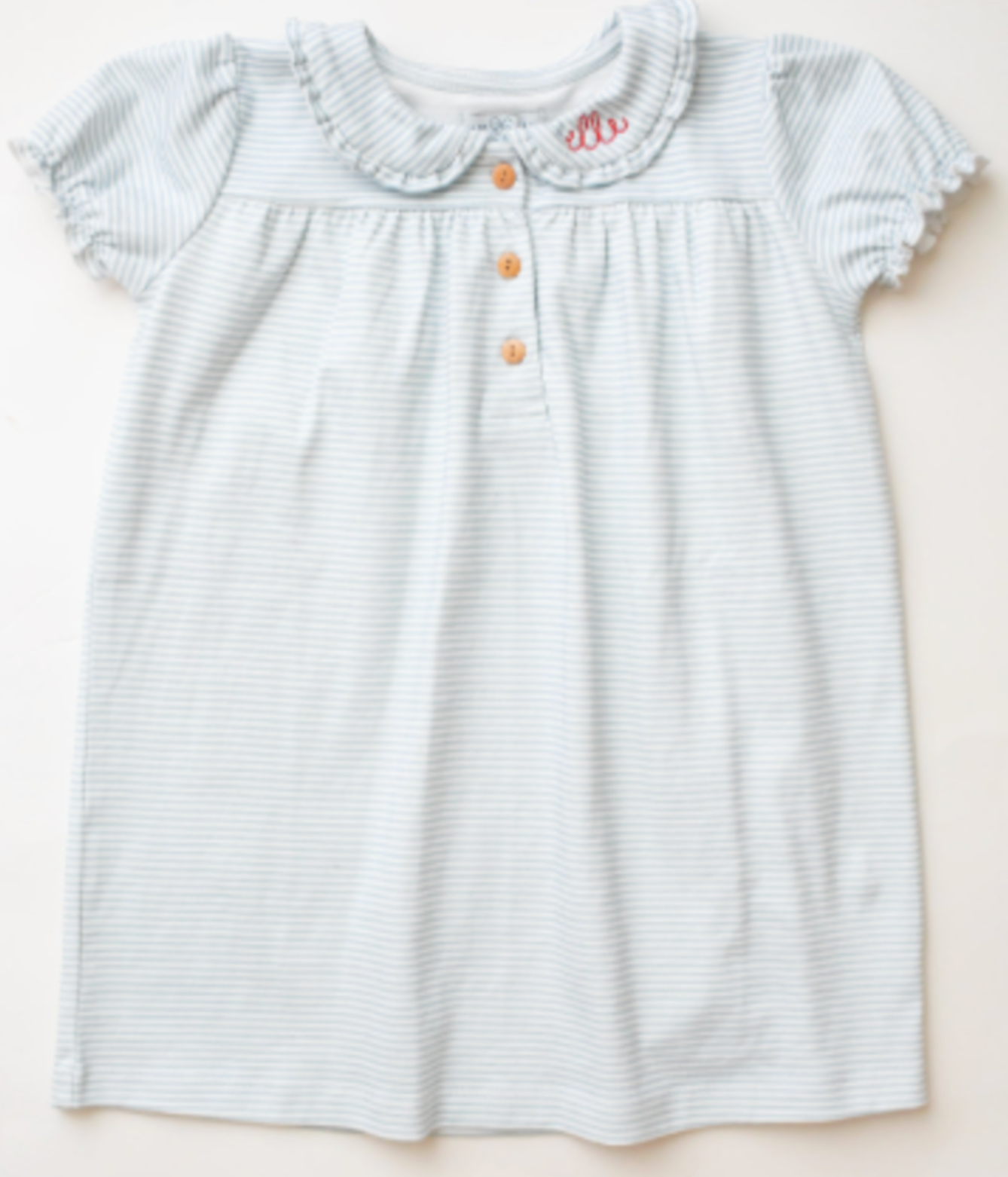 Light Blue Stripe Libby Dress