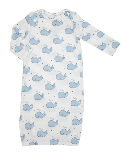 Blue Bubbly Whale Gown