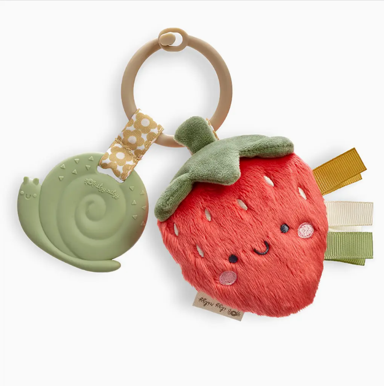 Strawberry Pal Plush + Teether