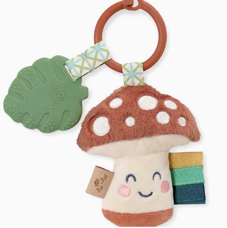 Mushroom Pal Plush + Teether