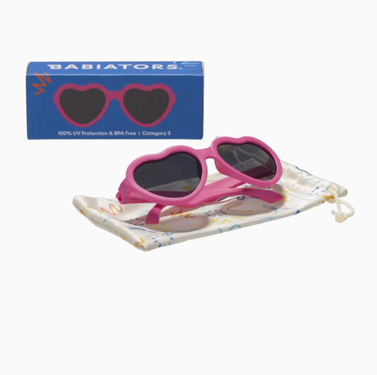 Pink Heart Toddler Sunglasses