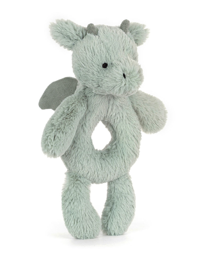 Jellycat Bashful Dragon Ring Rattle