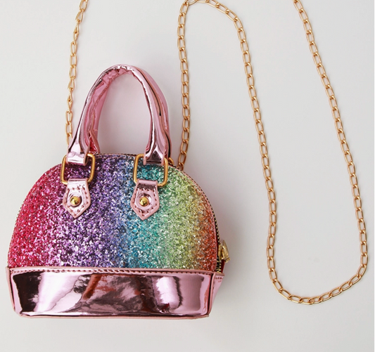 Rainbow glitter Mini Bag