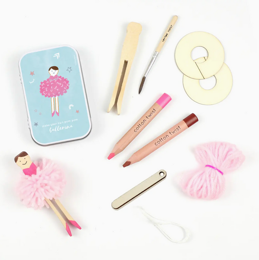 Make Your Own Pom Pom Ballerina Kit