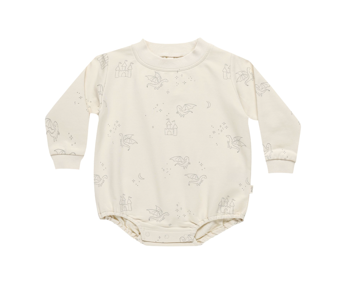 Dragons Crewneck Bubble Romper