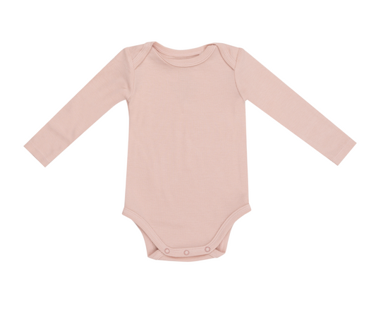 Ribbed Pale Blush Bodysuit