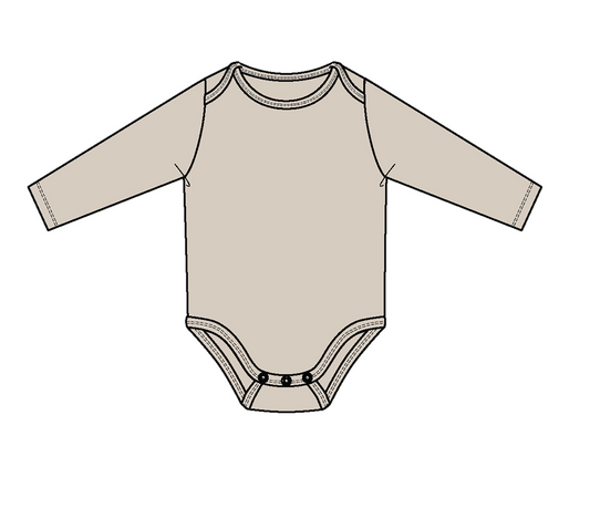 Waffle Oatmeal Bodysuit