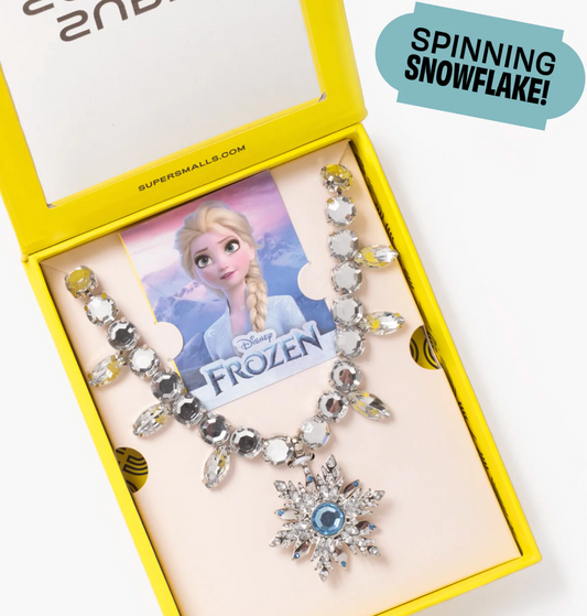 Disney Frozen Spinning Snowflake Necklace