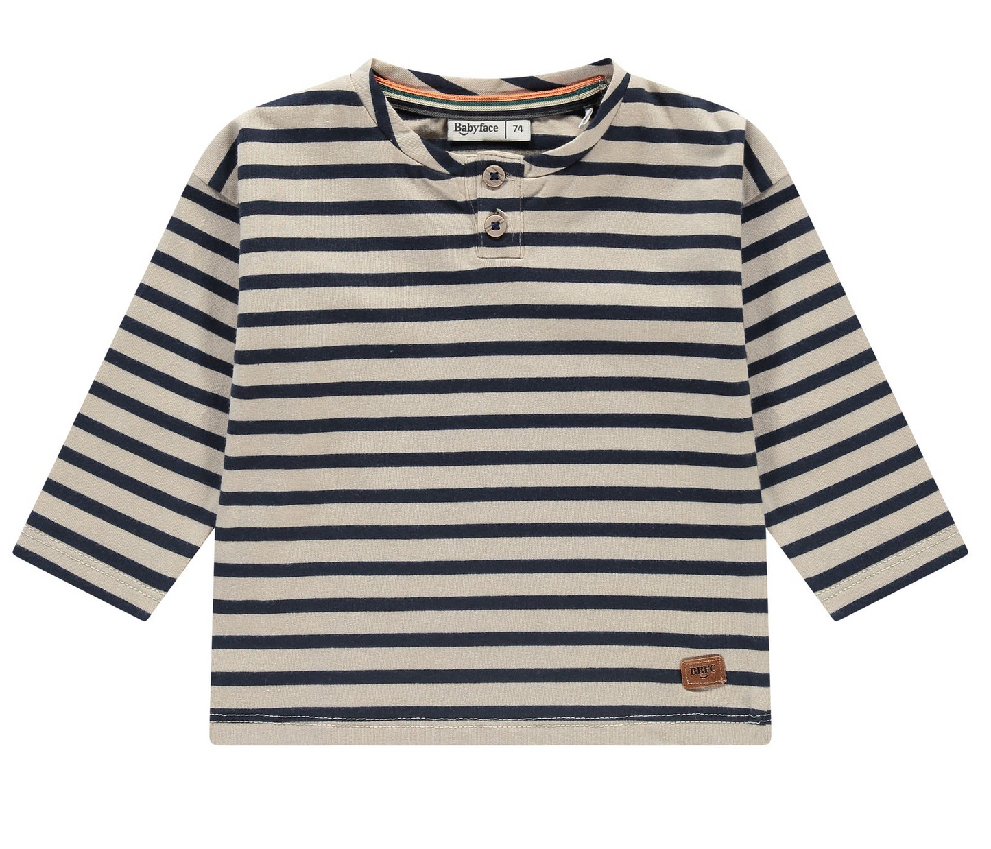 Indigo Stripe Long Sleeve Tee